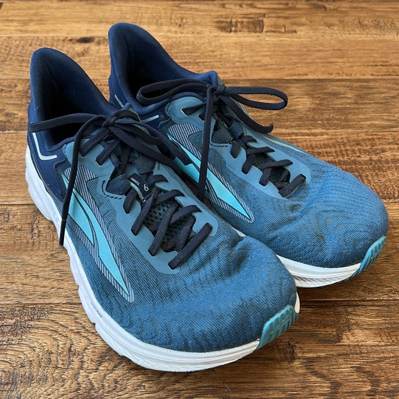 Altra Torin 6 Road Running Shoes Foot Shape Zero Drop Mineral Blue Mens Size 8.5 - Picture 3 of 10